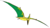 Yellow And Green Pterodactyl Clip Art
